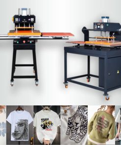 پرس چاپ حرراتی مدل دو میزه -دستی )منوال(-فک متحرک 02